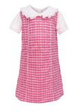 Lila & Hayes Pink Party Hat Jumper Dress Set-Woven