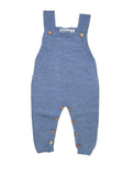 Mi Lucero Blue Merino Wool Dungarees