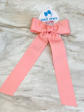 Wee Ones Grosgrain Bow with Tails-Medium (More Colors)