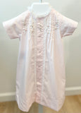 Baby Sen London Light Pink Embroidered Lace Day Gown