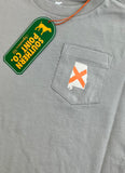Southern Point Grey State of Alabama T Shirt-Orange