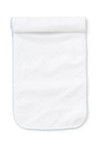 Kissy Kissy White/Blue Dot Burp Cloth