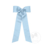 Wee Ones Scallop Bow with Tails-Medium (More Colors)