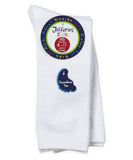 Jefferies Socks Smooth Toe Cotton Knee High Socks 2 Pair (White)
