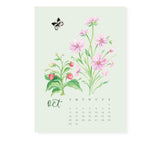 Simply Jessica Marie Birth Month Botanical Calendar (Calendar Only)