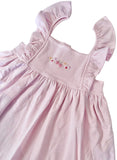 Squiggles by Charlie Pink Mini Stripe Strawberry Sun Dress