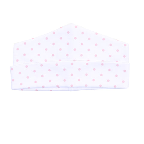 Magnolia Baby Essentials Pink Gingham Dots Hat