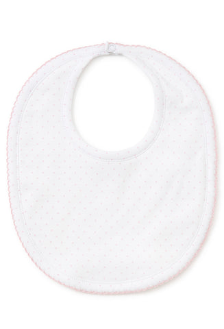 Kissy Kissy Essentials White/Pink Dot Bib